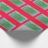 Sto Lat Song mit Fiddle Geschenkpapier (Ecke)