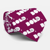 Stoa Bold Burgundy Necktie Krawatte (Gerollt)