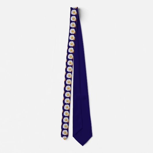 Stoa Daisy Navy Necktie Krawatte (Rückseite)