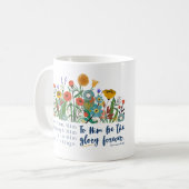Stoa Floral Römer 11:36 Tasse (Vorderseite Links)