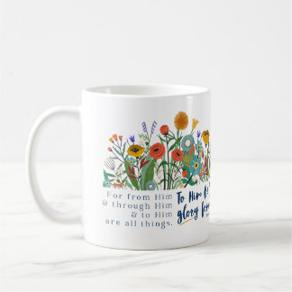 Stoa Floral Römer 11:36 Tasse