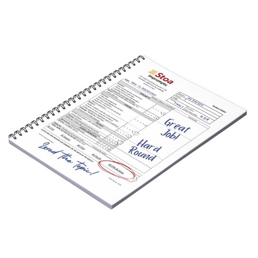 Stoa Speech Ballot 5. und darunter Notizblock (Linke Seite)