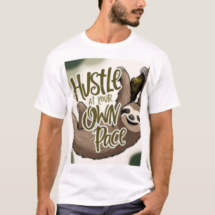 Stöbern Sie auf der Sloth-Grafik Ihres eigenen Pla T-Shirt