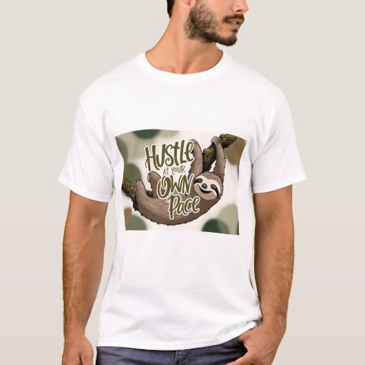 Stöbern Sie auf der Sloth-Grafik Ihres eigenen Pla T-Shirt (Vorderseite)