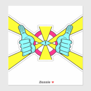 Stöbern Sie! Gute Stimmung Aufkleber