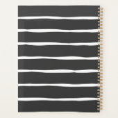 Stöbern und wachsen Gold schwarz-weiß Planer (Rückseite)