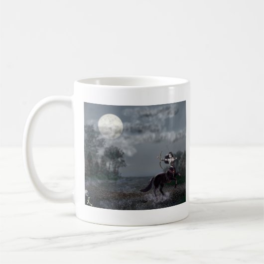 Stochern Sie nicht bei der Sumpfhexe Orc Gothic Lu Kaffeetasse (Links)