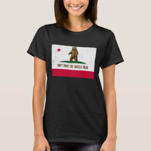 Stochern Sie nicht beim Grizzlybären Lustige kalif T-Shirt
