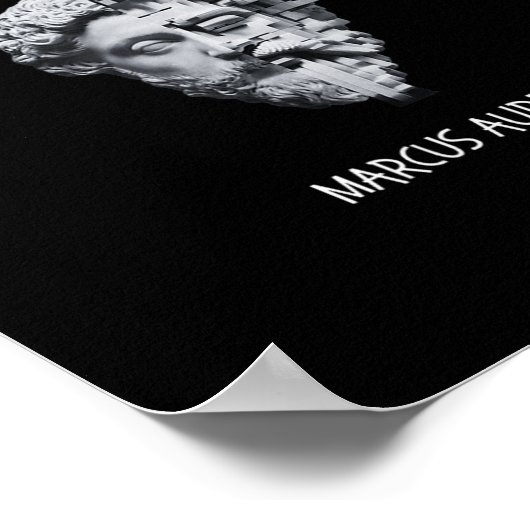 Stöchius Marcus Aurelius Zitat _1 Poster (Ecke)