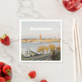 Stocholm, Schweden Souvenir Serviette (Beispiel)