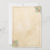 Stock Bar Cart Party Verlobung Paar Vintag Einladung (Rückseite)