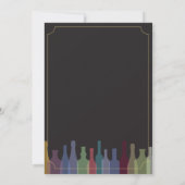 Stock Bar Party Verlobung Flaschen einladen Einladung (Rückseite)