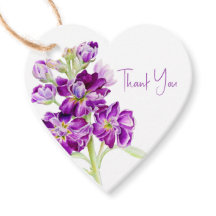 Stock Blume Aquarellkunst lila Danke