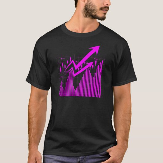 Stock Broker Hobby Trader Chart Analyst T-Shirt (Vorderseite)