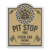 Stock Car Racing-Geschenk Aufkleber (Vorderseite)