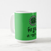 Stock Car Racing-Geschenk Kaffeetasse (Vorderseite Links)