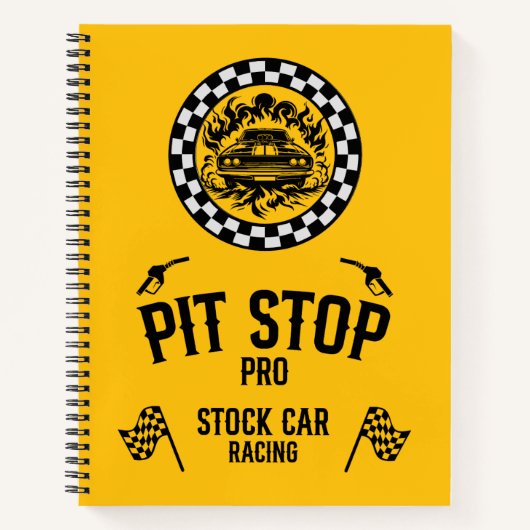 Stock Car Racing-Geschenk Notizblock (Vorderseite)