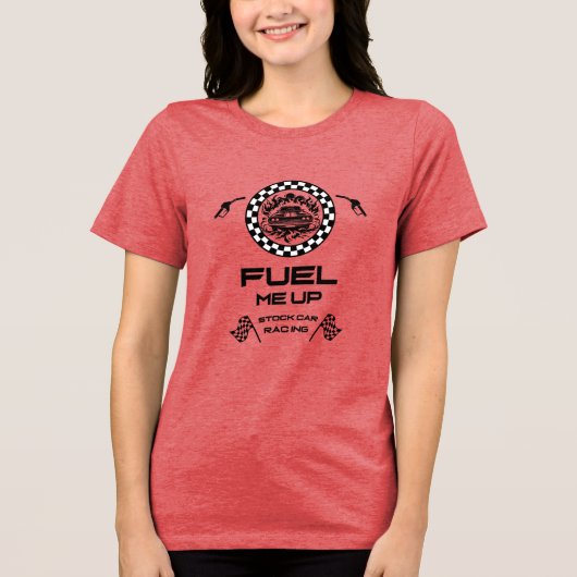 Stock Car Racing-Geschenk Tri-Blend Shirt (Vorderseite)