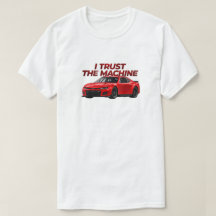 Stock Car Racing T-Shirt - Schwarz | Ich vertraue