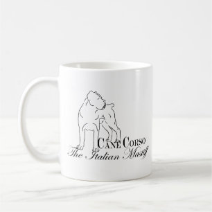 Stock Corso ItalienerMastiff Kaffeetasse
