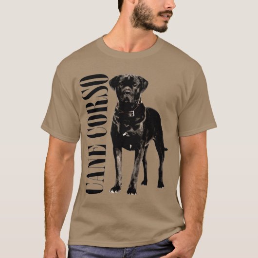 Stock Corso - italienischer Mastiff T-Shirt (Vorderseite)