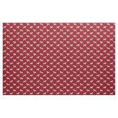 Stock Corso Silhouette-Muster-Rot Stoff (Yard (91,4 cm))