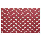 Stock Corso Silhouette-Muster-Rot Stoff (Fat Quarter (45,7 x 55,9 cm))