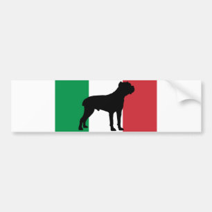 Stock corso Silhouetteflagge Italy.png Autoaufkleber