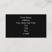 Stock Corso Visitenkarten Visitenkarte (Rückseite)