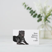 Stock corso Welpen-Visitenkarte Visitenkarte (Stehend Vorderseite)