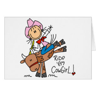 Stock-Cowgirl, das Stiert-shirts und -geschenke