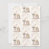 Stock Das Brautparty der Küche Einladung (Rückseite)