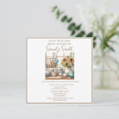 Stock Das Brautparty der Küche Einladung (Stehend Vorderseite)