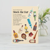 Stock der Coddusche Bar Couples Einladung (Stehend Vorderseite)