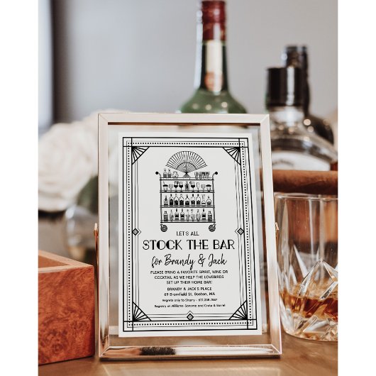 Stock der Coddusche Bar Couples Einladung