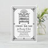 Stock der Coddusche Bar Couples Einladung (Stehend Vorderseite)