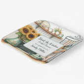 Stock der Küchenpapierplatte Brautparty Pappteller (Gewinkelt)