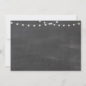 Stock die Bar Chalk Verlobung Einladung (Rückseite)