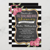 Stock die Bar & Lingerie Bridal Dusche Einladung (Vorne/Hinten)