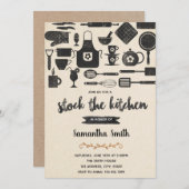 Stock die Brautdusche Einladung (Vorne/Hinten)