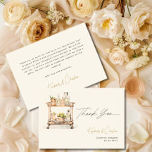 Stock die Dusche der Bar Cart Couples