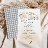 Stock Die Küche Boho Wasserfarbe Brautparty Einladung