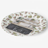 Stock die Küche | BRAUTPARTY PERSONALISIERT Pappteller (Schrägansicht)