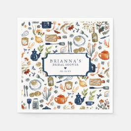 Stock die Küche Brautparty Personalisiert Serviette