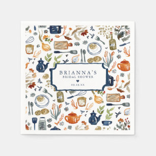 Stock die Küche Brautparty Personalisiert Serviette