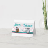 Stock die Küche Brautparty Vielen Dank Karten (Vorderseite)