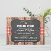 Stock Die Küche Engagement Party Paare Dusche Einladung (Stehend Vorderseite)