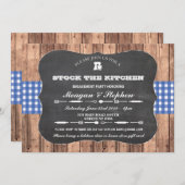 Stock Die Küche Engagement Party Paare Dusche Einladung (Vorne/Hinten)