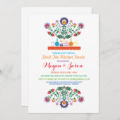 Stock Die Küche Fiesta mexikanische Party Einladun Einladung (Vorne/Hinten)