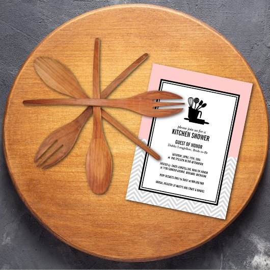 Stock die Küchen Bridal Dusche Einladungen